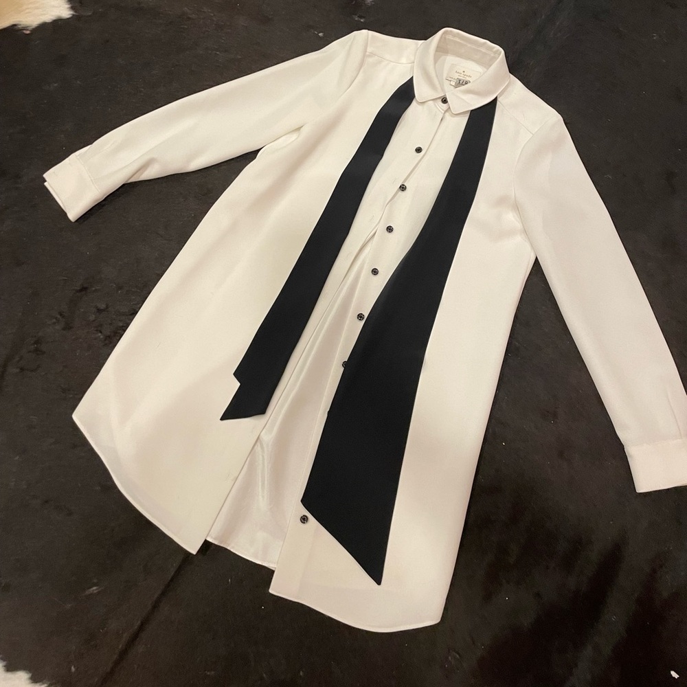 Kate Spade Pussy Bow Shirt Dress